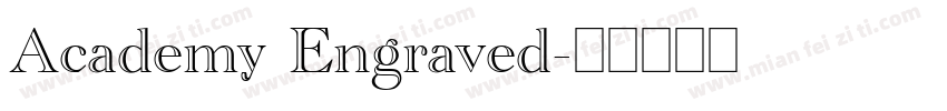 Academy Engraved字体转换